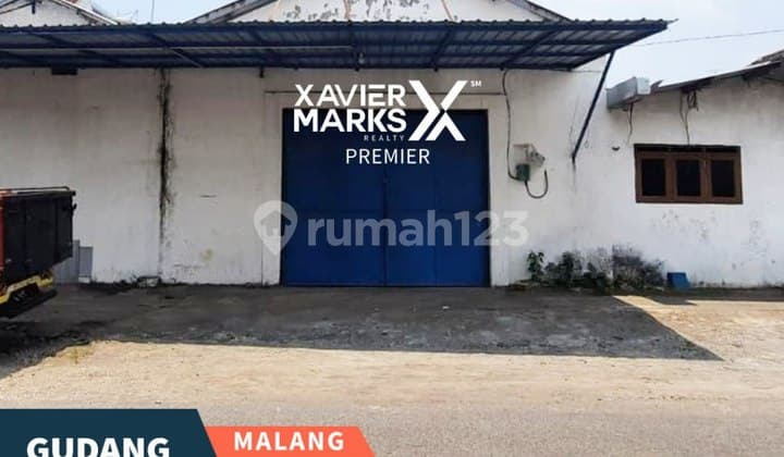 Gudang Parkir Luas Akses Mudah di Karangsono Pakisaji Malang