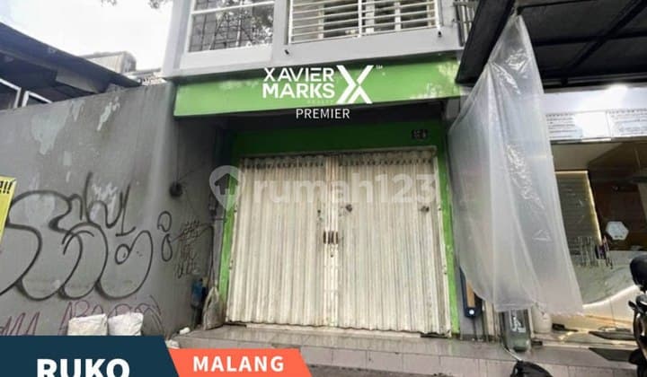 Ruko 2 Lantai Poros Jalan di Jl Bunga-Bunga Malang