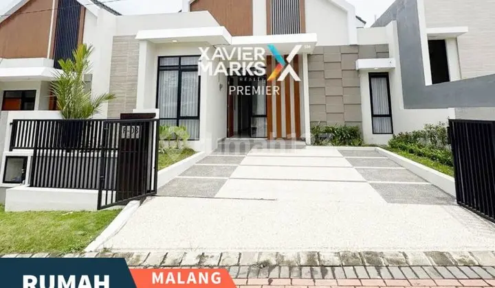 Rumah Baru Akses Super Strategis di Riverfront Malang