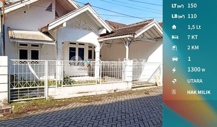 Rumah Pusat Kota Dekat UB di Soekarno Hatta Malang