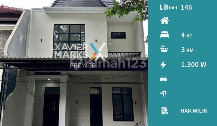Unit Langka Dijual Rumah Baru American Classic Araya Blimbing Malang