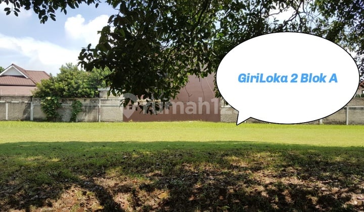 Dijual Kavling Premium di Giriloka BSD