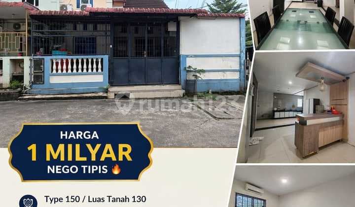 Dijualrumah Hook 2 Lantai Siap Huni Komplek Baloi Point