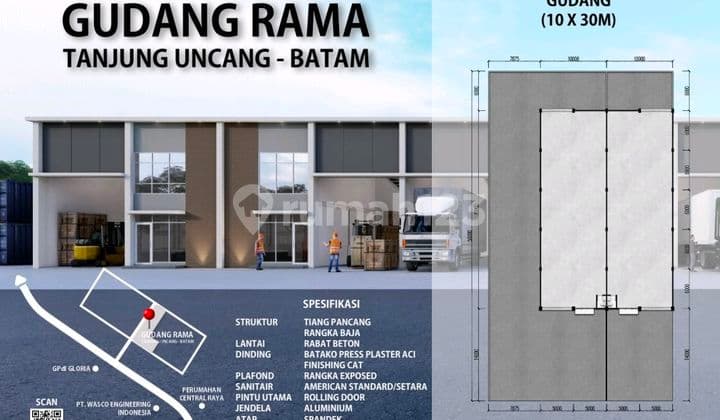 Pergudangan Rama Tanjung Uncang Batam Peruntukan Industri