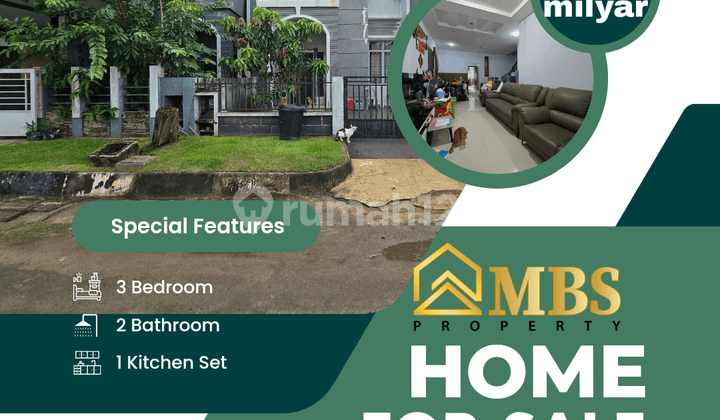 Dijual‼️rumah 2lantai Siap Huni Palazzo Garden