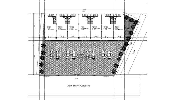 Land + 930 M2 Super Strategic on Jl. Bypass Nusa Dua, Bali