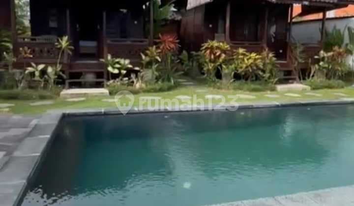 Unique Javanese Joglo Style Villa with Spacious Yard, Minutes Away to the Beach at Cemagi, Badung Bali