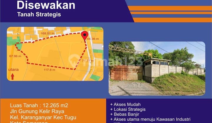Di Sewakan Lahan Tanah di Deket Kawasan Industri Wijayakusuma