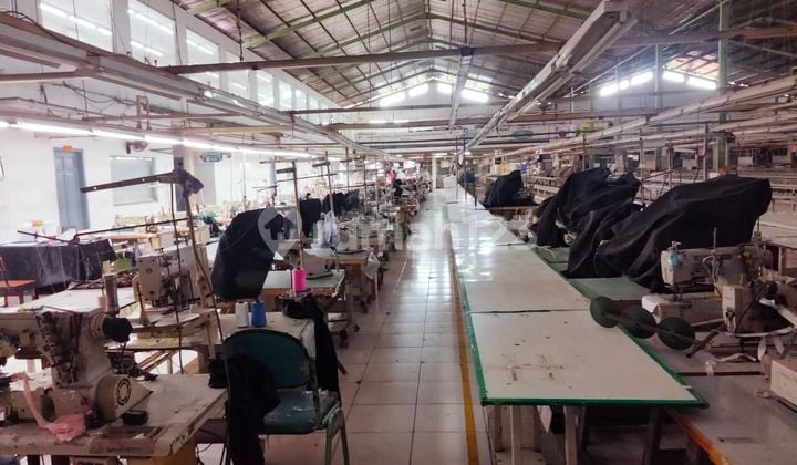 Dijual Pabrik Garmen Aktif Jayanti Balaraja Tangerang