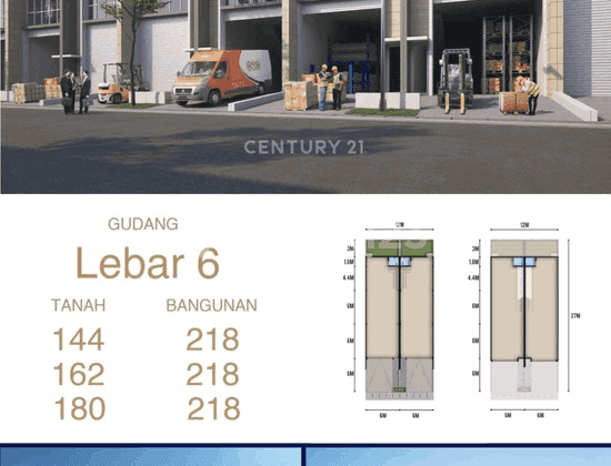 New Warehouse for Sale in a Strategic Location at Pulogadung, East Jakarta