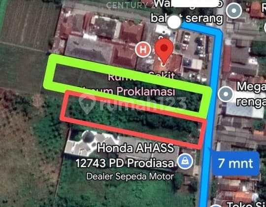 Di Jual Lahan Di Jalan Raya Utama Jln Raya Bedeng Kota Rengas