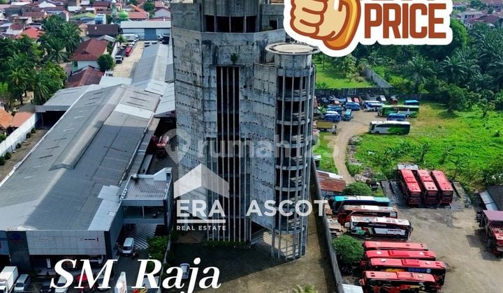 Gedung 10 Tingkat Sewa Murah Strategis Dekat Tol Amplas Sm. Raja