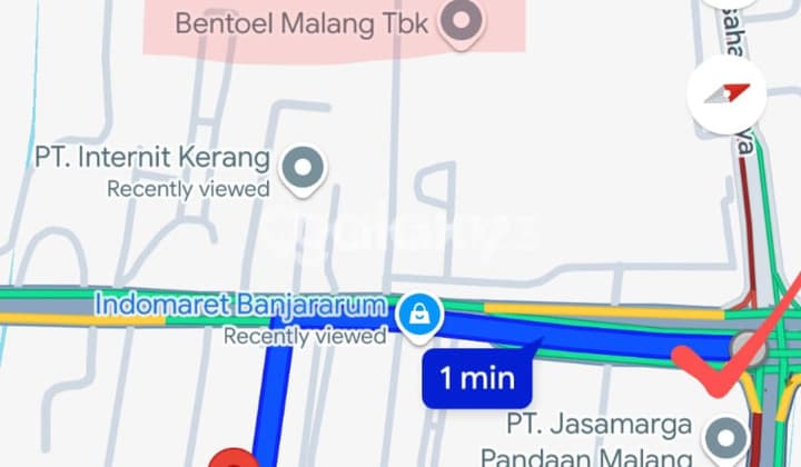 Tanah Strategis di Pengayoman Dekat Pintu Tol Malang ke Surabaya