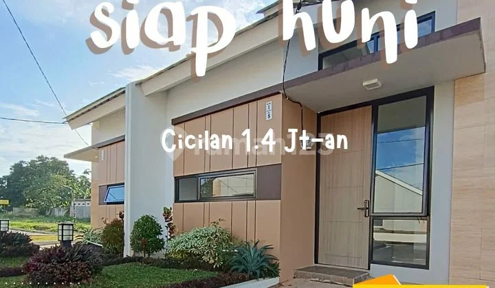 Rumah Cluster 1 Lantai Siap Huni Cicilan 1.4 Jtan