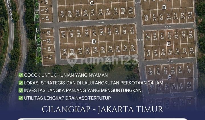 Ready-to-Build Land Plot in Cilangkap, East Jakarta