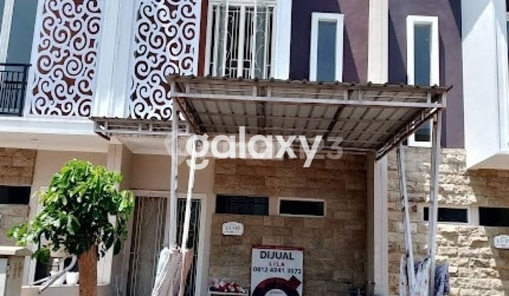 Rumah Puri Safira Cluster Grand Shanaya L5 Gresik 2 Lantai Hadap Selatan