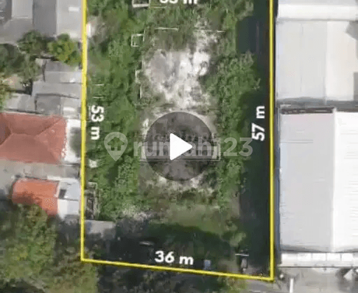 Tanah Kosong 36X53 Pinggir Jalan Moh Kahfi