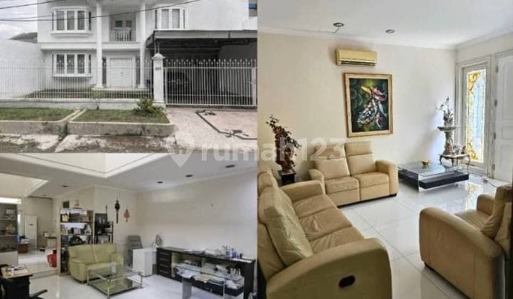 Rumah 2 Lantai Kertajaya Indah, Interior - Partial Furnished Row Jalan Kembar 2 Arah