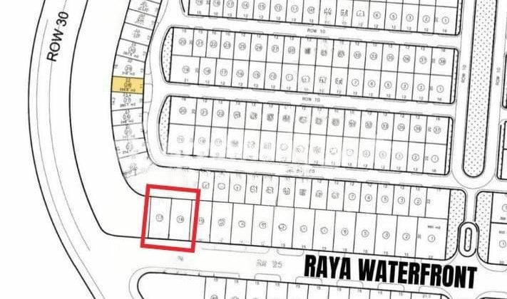 Kavling Waterfront. Citraland.row Jalan 25M