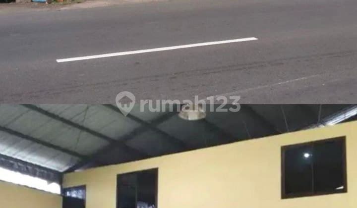 Murah Ex Pabrik Snack + Kantor Nol Jalan Raya Ngrame, Mojokerto, Strategis Lebar Depan 35 Meter