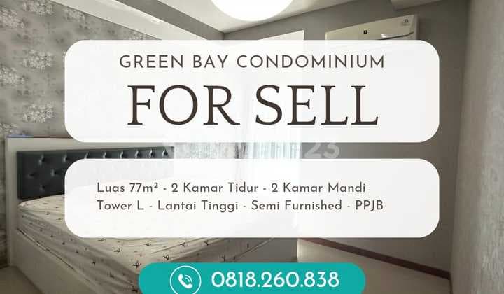 Condominium Green Bay Seaview 2br Area Mall Baywalk Dekat Penabur