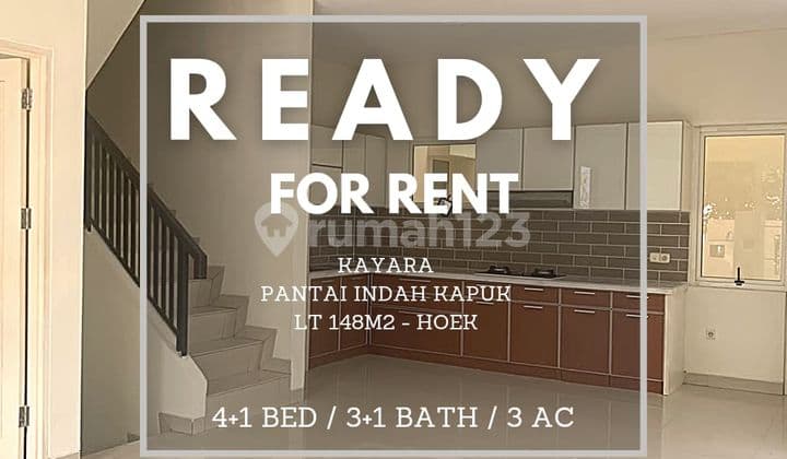 Rumah di Kayara Pantai Indah Kapuk dekat RS PIK, Sekolah Penabur