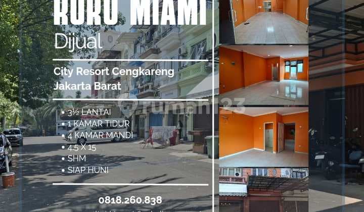 Miami City Resort 3-Storey Shop House Near Taman Palem Mall
