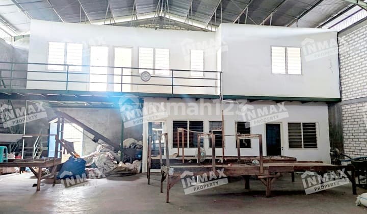 Jual Pabrik & Gudang Luas 4000M Murah Dekat Suramadu Pelabuhan Peti Kemas Bangkalan Madura