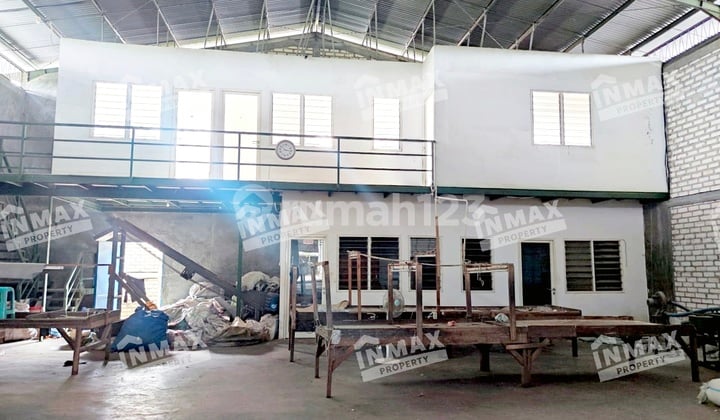 Jual Pabrik & Gudang Luas 4000M Murah Dekat Suramadu Pelabuhan Peti Kemas Bangkalan Madura