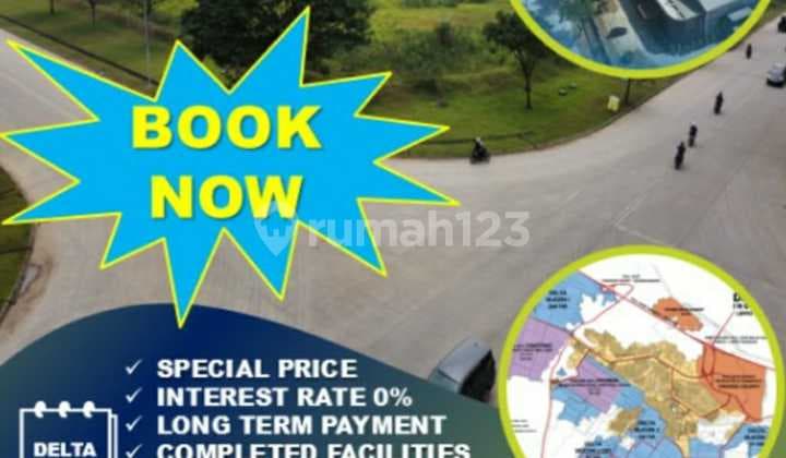 Tanah Industri Siap Bangun Di Jalan Utama Lippo Cikarang