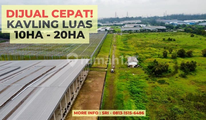 Dijual Cepat Tanah Siap Bangun Dijalan Utama Kawasan Deltamas