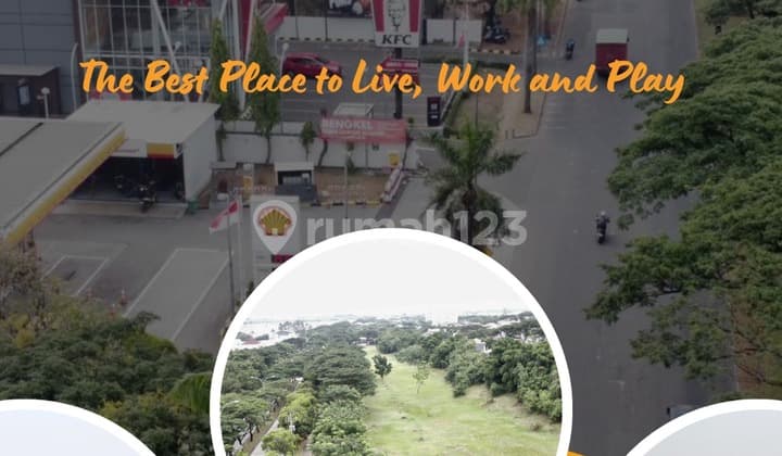 Commercial Land in the City Center of Lippo Cikarang for Supermarket