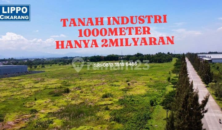 Dijual Tanah Industri Untuk Gudang Dan Pabrik Di Kawasan Lippo