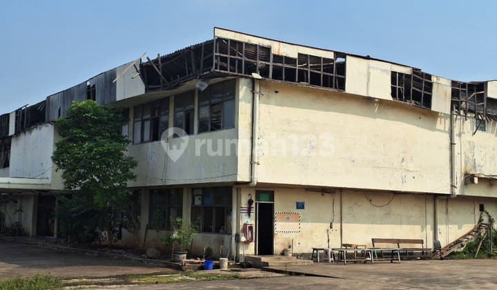Lahan Bangunan Bekas Pabrik Luas 4 Hektar Pulo Gadung, Jaktim