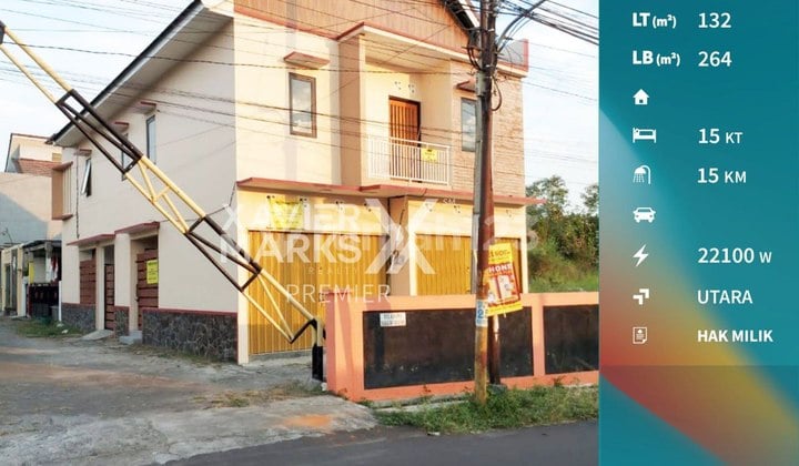 J3 For Sale, Empty, Bonus Ruko, Strategic Location at Simpang Gajayana, Student Area