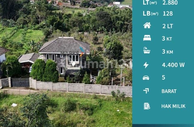 i128 Rumah Villa dengan Tanah Luas di Selecta, Bumiaji, Batu Malang