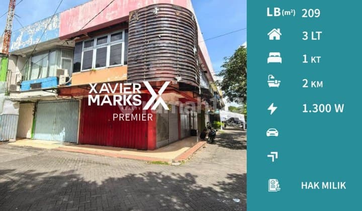 H11 Disewakan / Dijual Ruko Posisi Hook Sawojajar Malang