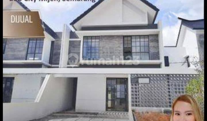 Rumah baru minimalis tengah kota Semarang siap huni dekat KIC dekat tol dijual di The miles BSB City Ngaliyan Semarang barat
