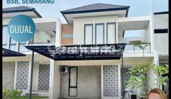 Rumah minimalis modern tengah kota Semarang siap huni dekat KIC dekat tol dekat kampus Unika Uptown mall dijual di Hilago BSB city Ngaliyan Semarang barat