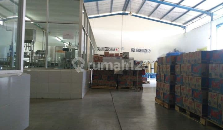 Sewakan Gudang Bekas Pabrik Amk(Air Minum Kemasan) Area Ciseeng Bogor