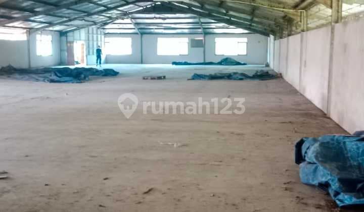 DISEWAKAN GUDANG AREA SERUA BOJONGSARI DEPOK DEKAT PINTU TOL PAMULANG