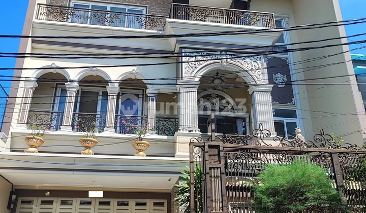 Jual Rumah Modern Klasik dan Mewah 4 Lantai di Sunter Metro Jakarta Utara