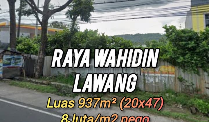 Tanah Strategis Dekat Pintu Tol Raya Wahidin Lawang Malang
