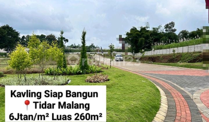 Tanah Kavling Siap Bangun Perumahan Cluster Tidar Dieng Malang Lokasi Strategis dekat Pusat Kota, Pusat Bisnis, Pusat Kuliner, Kampus Machung