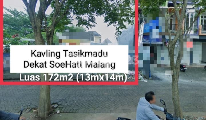 Langka!! Tanah Kavling Lebar 13m Tasikmadu Soekarno Hatta Lowokwaru Malang