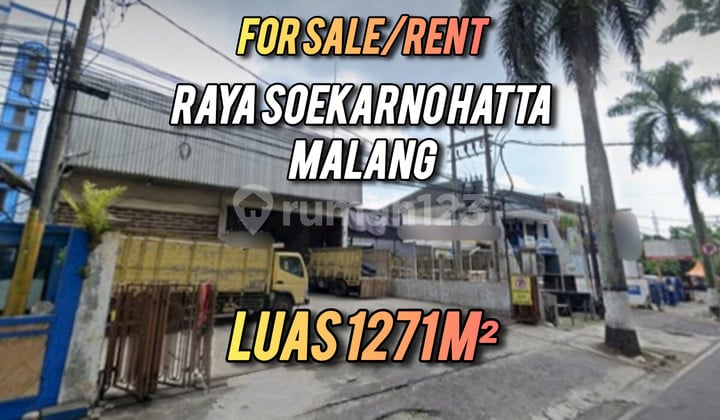 Dijual Disewakan Pusat Bisnis Raya Soekarno Hatta Malang Cocok Showroom Cafe Resto Hotel