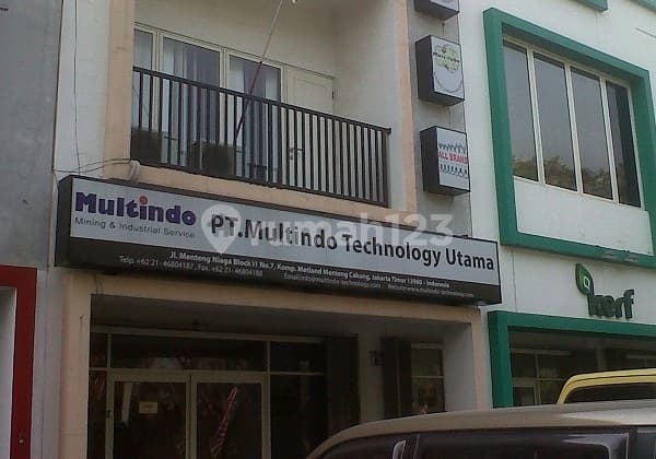 300 m2 SHM ruko metland menteng