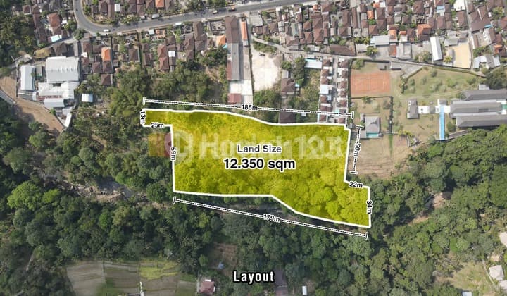 Tanah di Jalan Tanah Lot, Pandak, Tabanan Cocok Untuk Development