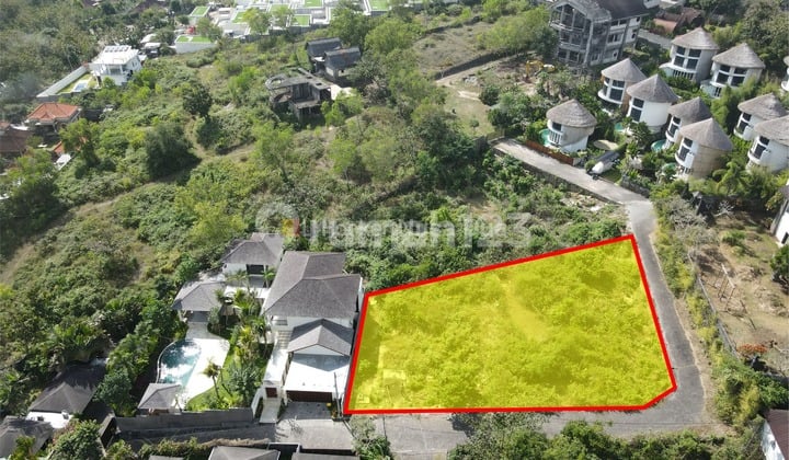 Tanah Ocean View di Kawasan Resort Dan Vila di Ungasan