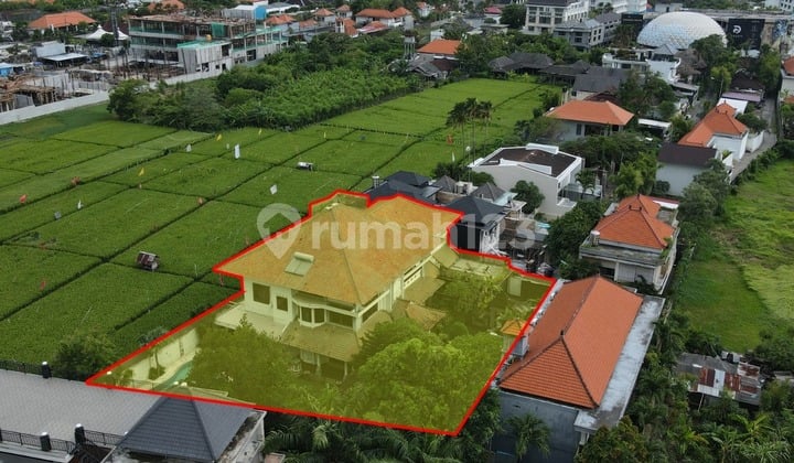 Rumah Tropis Artistik Dengan Kebun Luas di Batu Belig, Seminyak